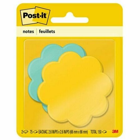 3M COMMERCIAL OFC SUP PADS, POST-IT, 3X3, DAISY, 2PK MMM7350DSY